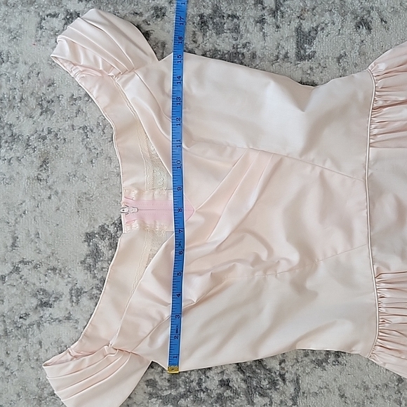 Priscilla of Boston vintage 80's 90's off the shoulder prom formal dress - Picture 9 of 16